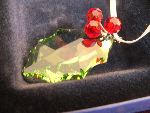 Swarovski holly ornament - holly,