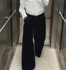 Zara High Waist Pleat Front