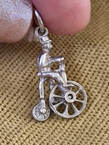 Vintage silver penny - vintage,