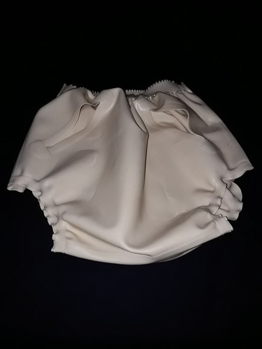 Unisex white latex - white,