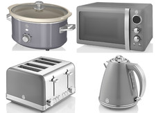 SWAN Retro Grey Jug Kettle 4