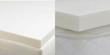 Orthopaedic Memory Foam Mattress Topper 1"- 3" Thick | Terry Protector Available