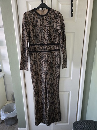 Lace effect jumpsuit - effect, size