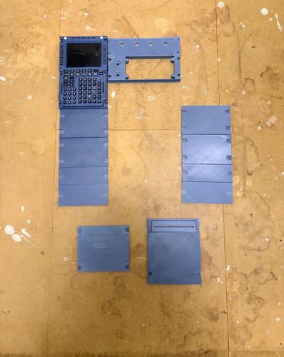 Airbus a320 pedestal - airbus, blanks