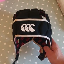 Canterbury Men's Rugby Headguard Black Ventilator Scrum Cap Small