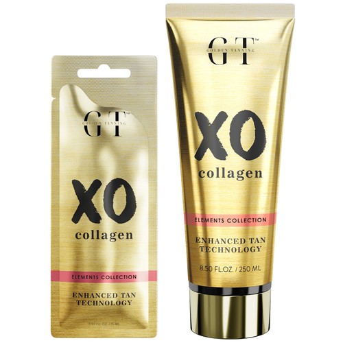 Golden tanning collagen - golden,