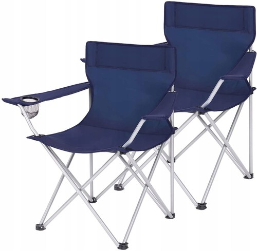 Blue camping chair with - blue,