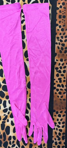 Satin like long - pink, hot