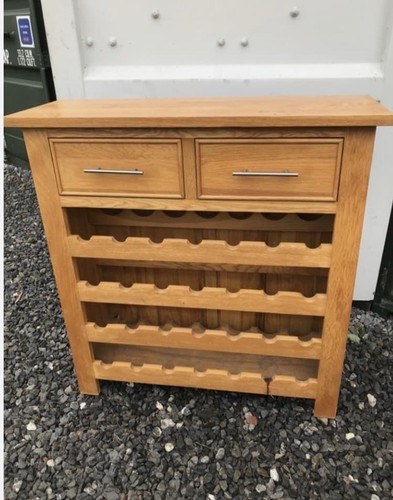Solid oak wine - solid, with