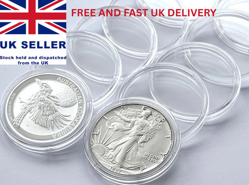 41mm round coin boxes capsules - round,