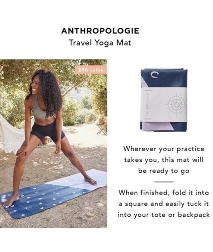 Anthropologie travel yoga mat - travel,