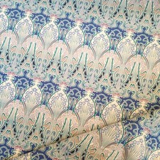 Blue Ianthe Lawn Cotton Fabric