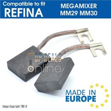 Carbon Brushes for REFINA Eibenstock Megamix MM29 MM30 Paddle Mixer 110v & 240V