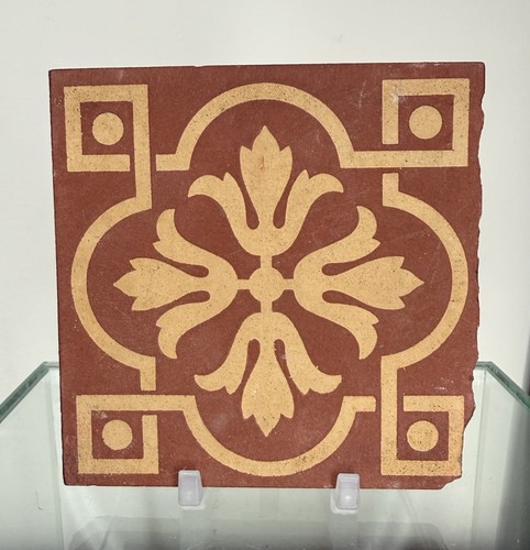 Antique victorian encaustic - antique,