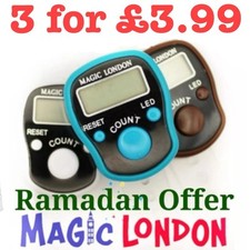 3 Portable LED Finger Tally Counter – Easy Reset for Fast Counting