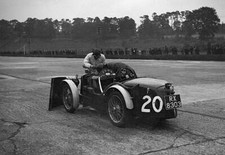 Mg C Type Race Car At Brooklands 1930 Morris Garage Old Large Photo