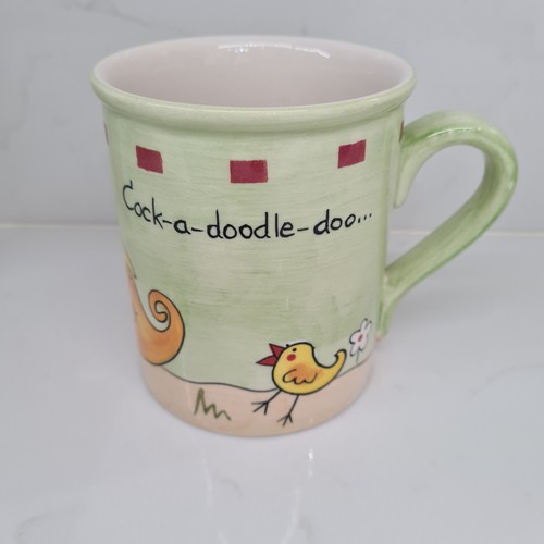 Rooster chicken ceramic - rooster, mug
