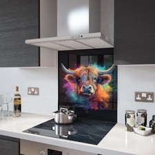 Glass Splashbacks Highland Cow