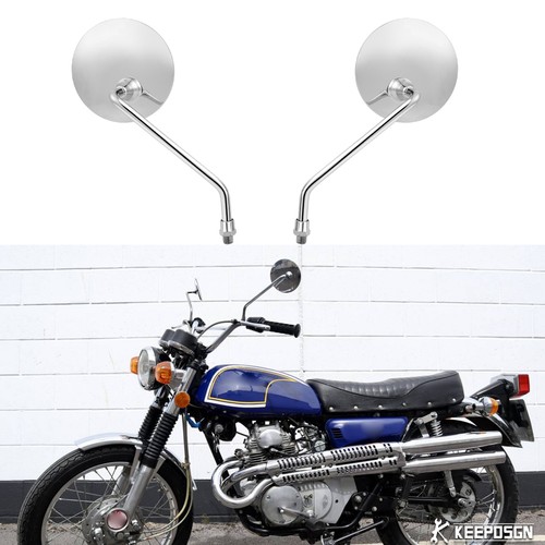 Round side mirrors rearview - 2x,