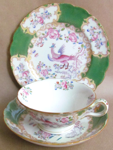 Mintons green cockatrice trio - green,
