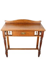 Victorian Oak Hall Table Pratt