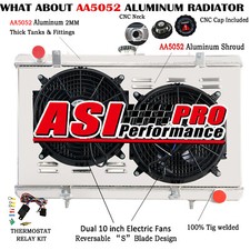 3ROW RADIATOR+SHROUD+FAN FOR