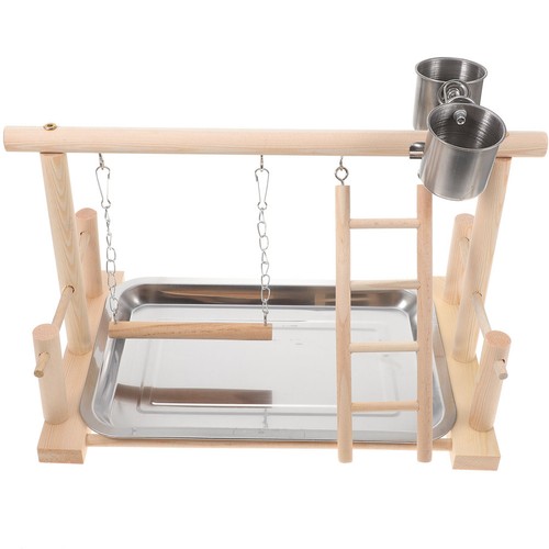 Bird play stand wooden gym - bird,