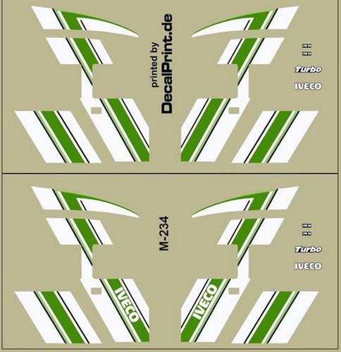 Decals set iveco - ,