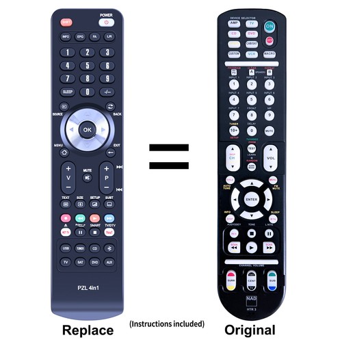 New replacement remote - new,