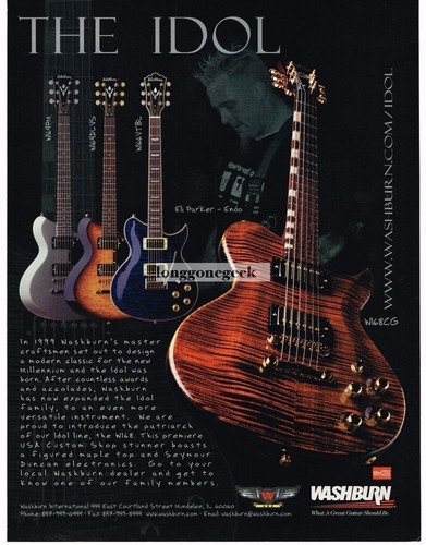 2002 washburn wl68cg electric - washburn,
