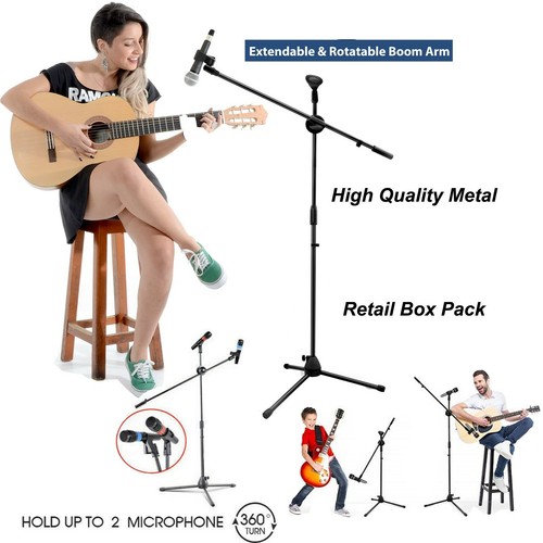Adjustable microphone stand - microphone,