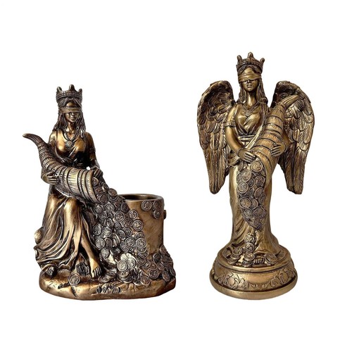 Resin goddess wealth - goddess, of