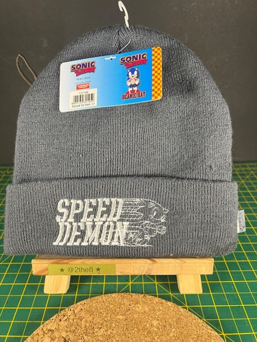 Sonic the hedgehog beanie hat - the,