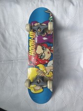 Hook-Ups Vintage Original Handboard 3 Anime Girls & Metal Stand