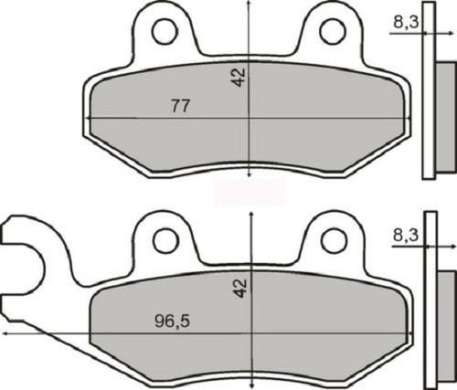 Front brake pads kawasaki - pads, kdx