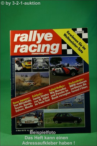 Rally racing lancia - rally, 5/78
