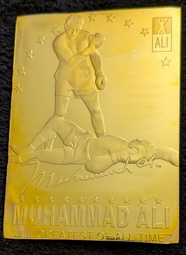 Muhammad ali gold card - muhammad,