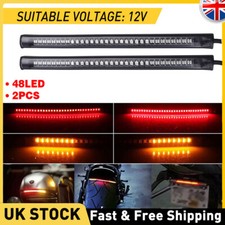 2PCS Universal Amber 48LED