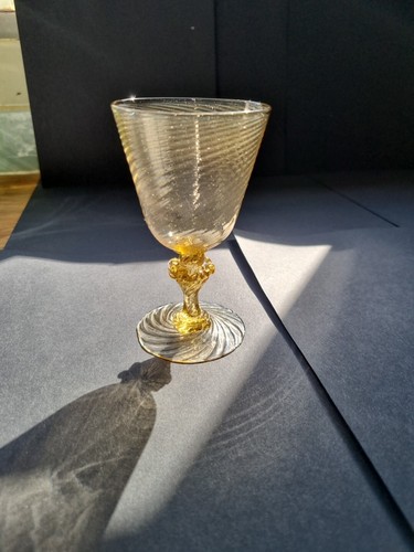 Venetian hand blown wine - hand,