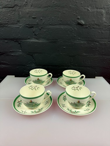Spode christmas tree - tree, cups