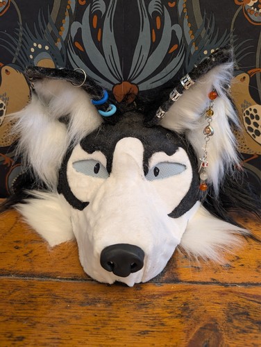 Handmade wolf mask - , for
