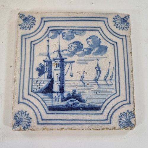 Antique 18thc delft blue and - 18thc,