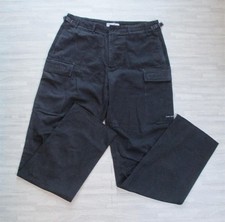 Stone Island Cargo Pants Mens Size 52 Black W34 L34 Vintage 1999 Main Line AW