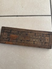 Vintage wooden cribbage board
