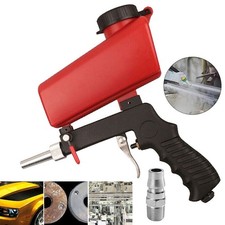 1/4" Sand Blaster Shot Media Blasting Handheld Air Sandblasting Gun Compressor
