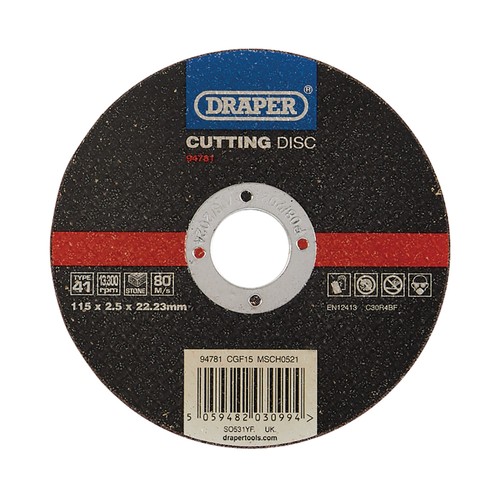 Draper flat stone cutting disc - flat,