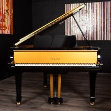 Bespoke Design Yamaha Grand Piano Black & Gold | Unique |Sherwood Phoenix Pianos