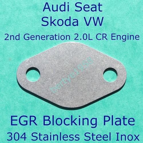 Egr valve block plate for - block,