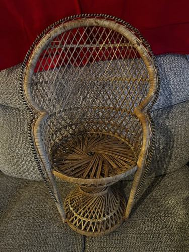 Wicker rattan peacock - wicker/rattan,