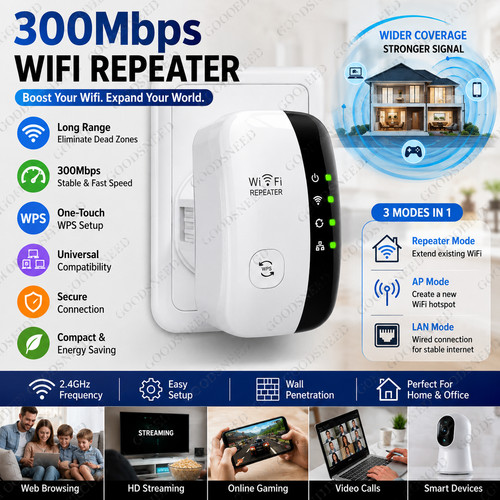 Wifi repeater 300mbps - wifi,